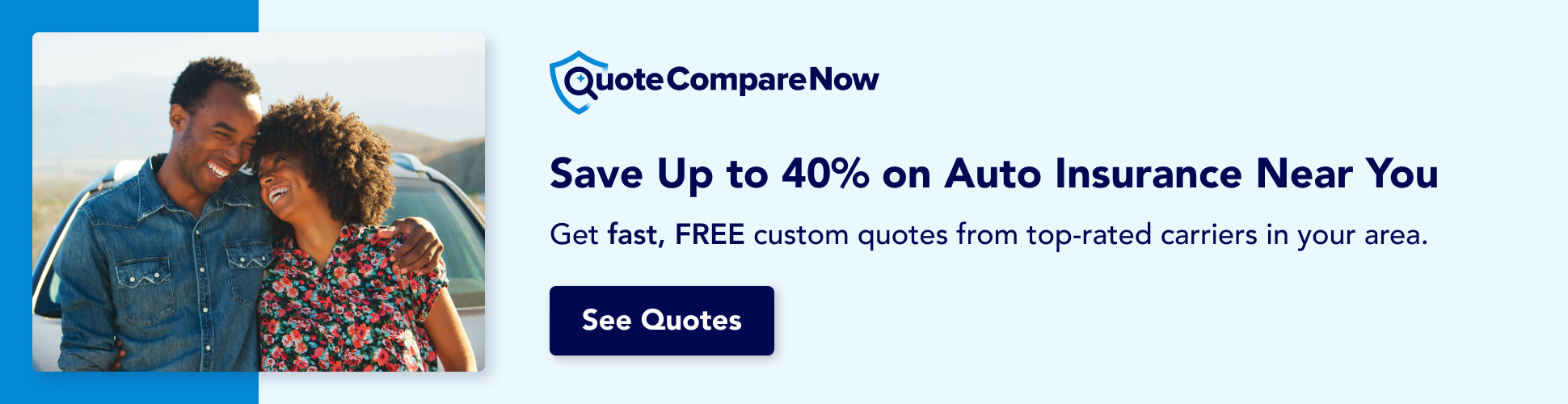 Save up to 40% on auto insurance - QuoteCompareNow